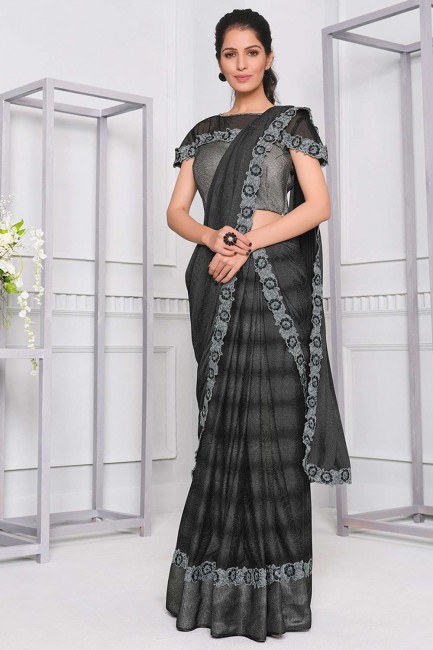 Gray Colour 494 Colours Wholesale Designer Party Wear Saree Catalog 494 A -  The Ethnic World