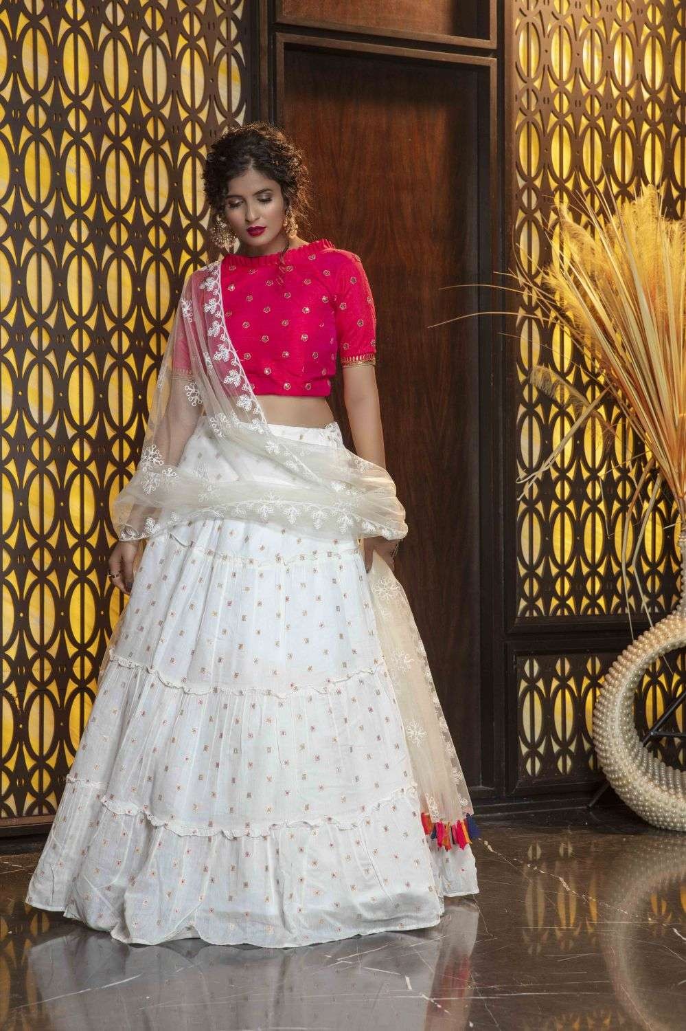 Pinterest: @pawank90 | Latest bridal lehenga designs, Cotton lehenga, Lehenga  choli online