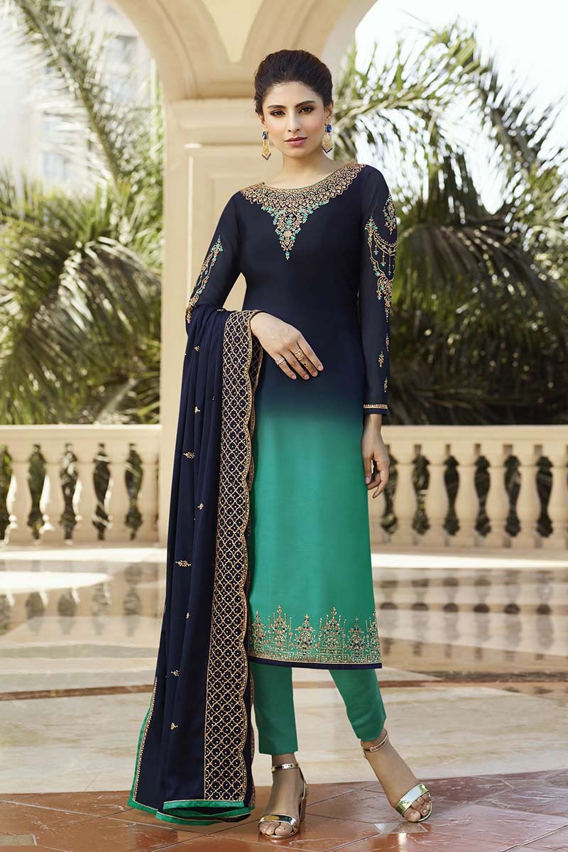 Plain Suit Design Punjabi Suit Colour Combinations For Dress Punjabi Suit  Designs - YouTube