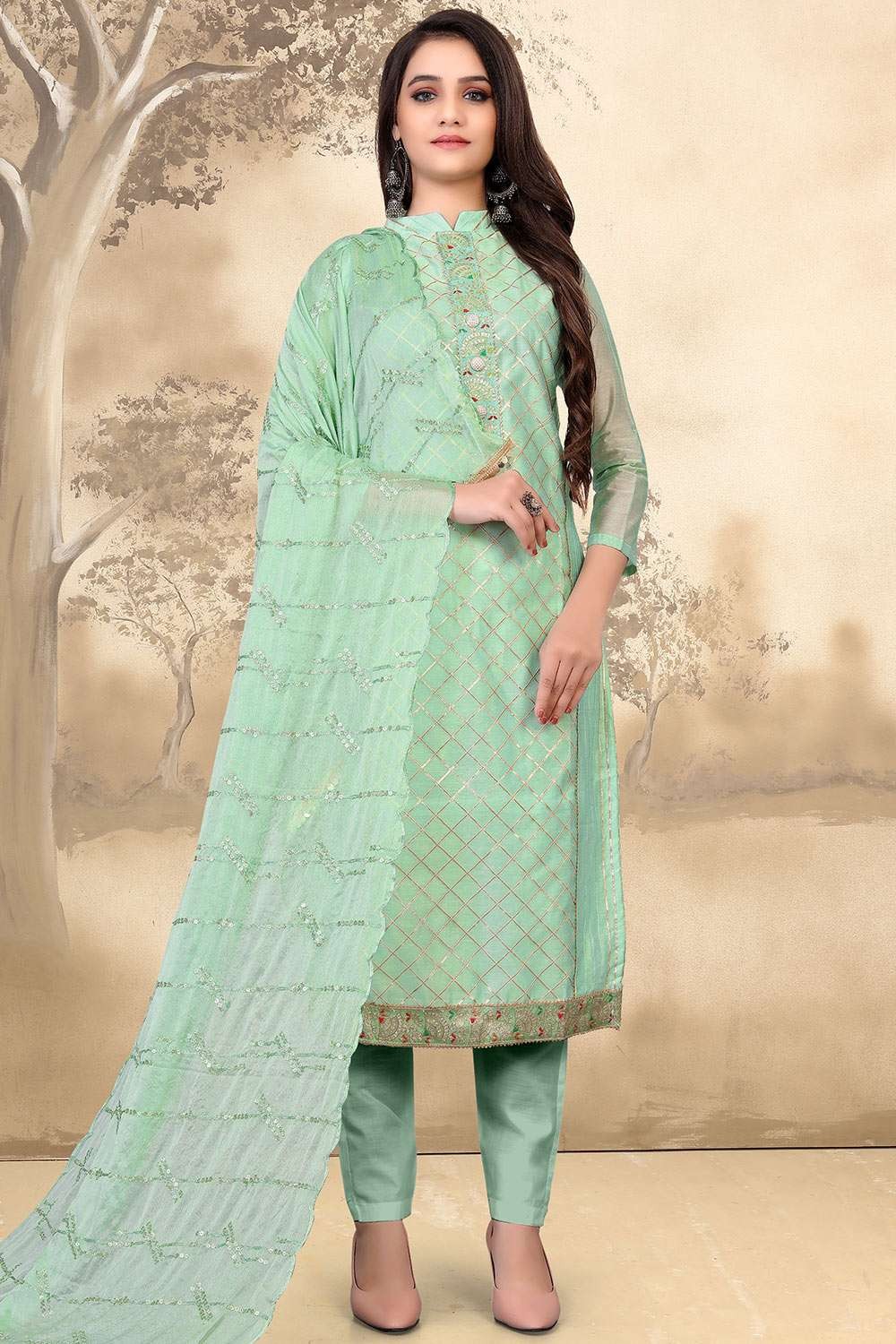 Craftsvilla - Designer Fancy Blue Georgette Anarkali Salwar Suit Rs.1390 by  Fashionuma. Click here to visit shop: http://goo.gl/lncQZW | Facebook