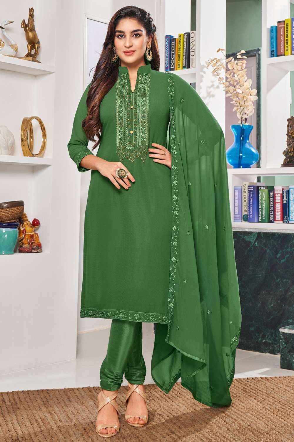 Black Pakistani Style Long Salwar Pants SA116760 – ShreeFashionWear