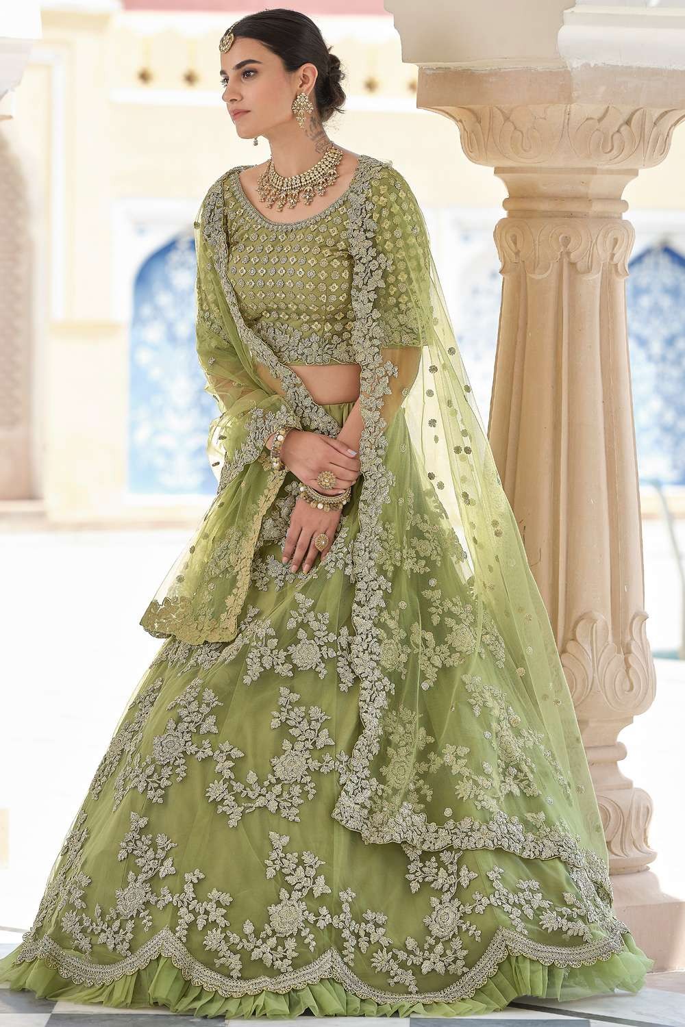 PARTY WEAR LEHENGA CHOLI PAKISTANI BOLLYWOOD DESIGNER INDIAN WEDDING  READYMADE | eBay