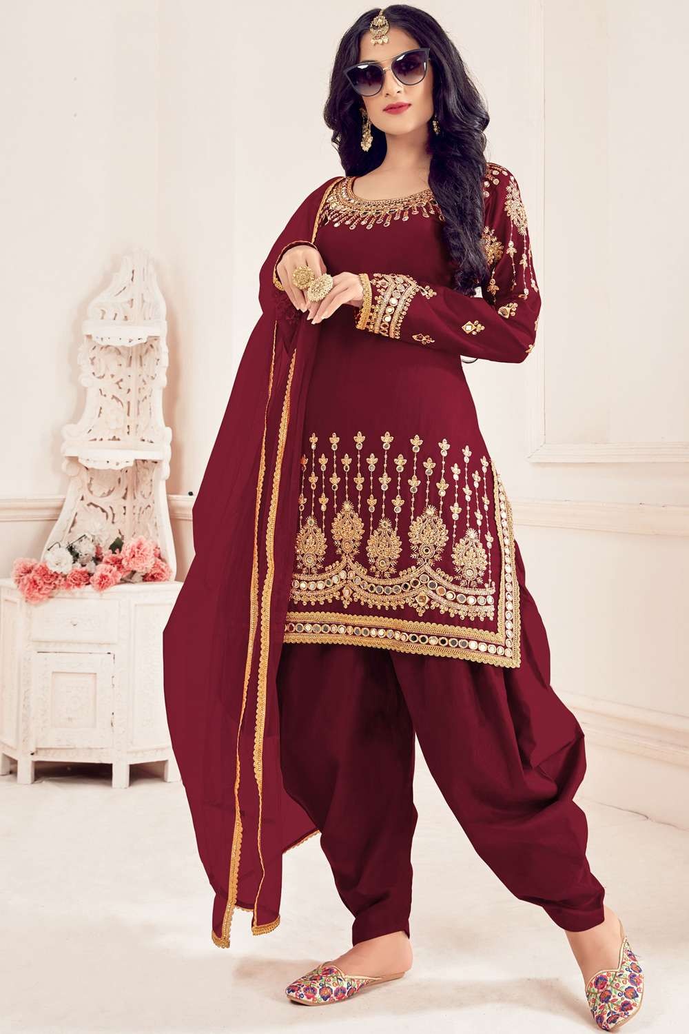 Designer Patiyala Suit at Rs 550/piece | Patiala Suits in Surat | ID:  7691346888