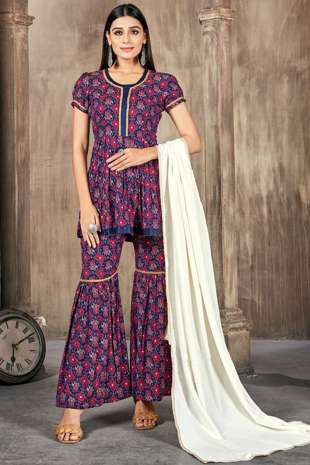 Buy Cream Patiala Salwar Cotton for Best Price, Reviews, Free Shipping