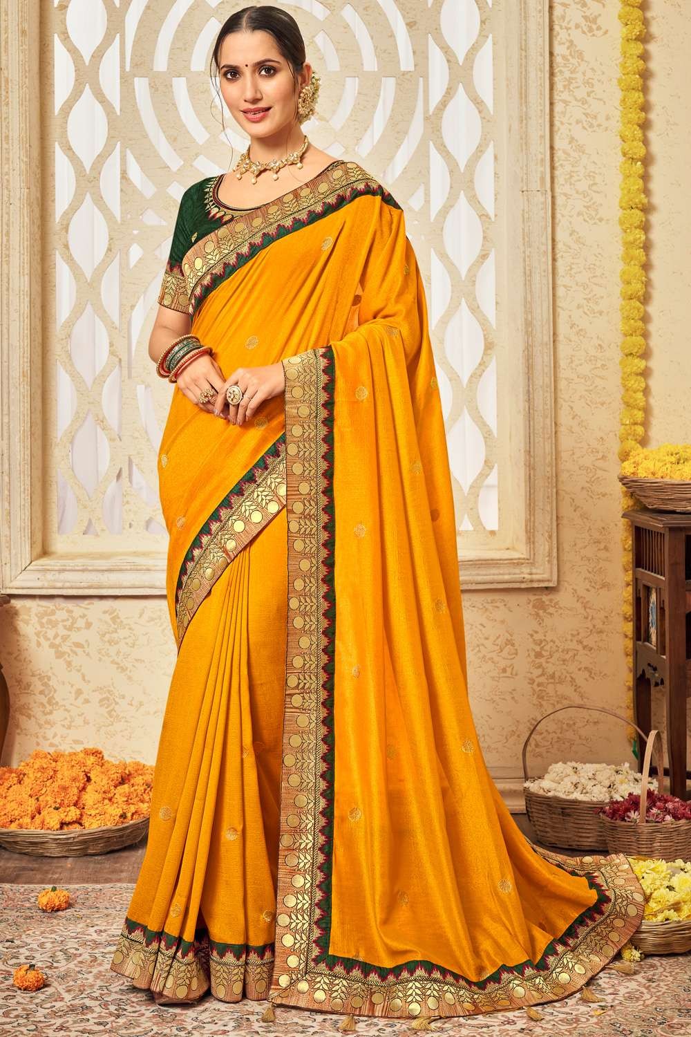 Wine Georgette Saree With Embroidery And Stone Work at Soch