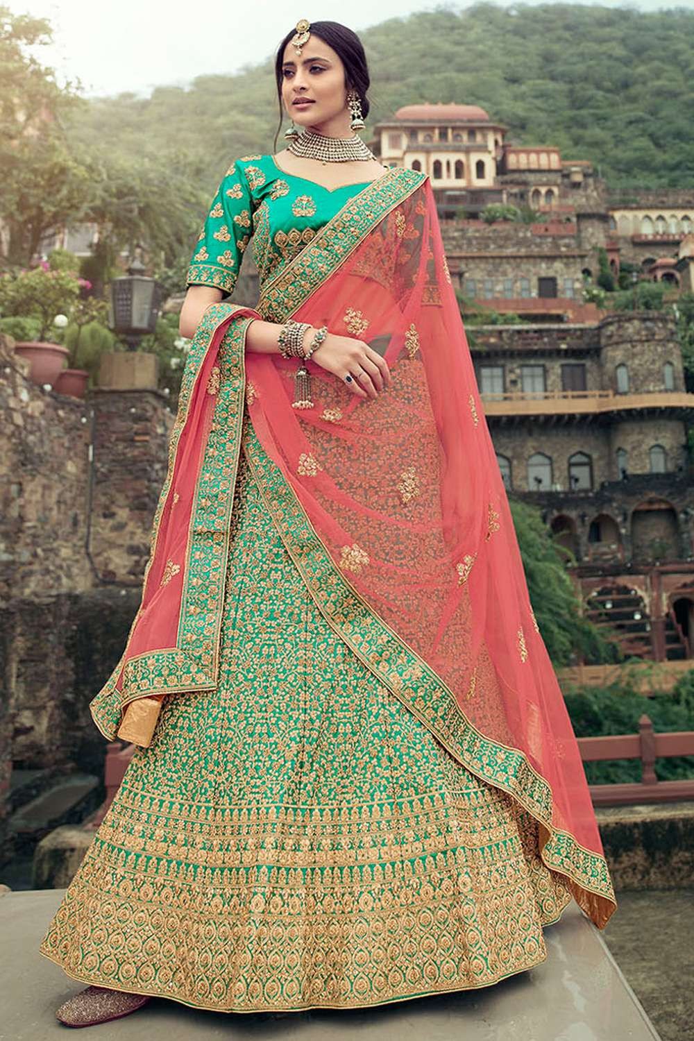 Indian Wedding Lehenga Online: Buy Lehenga Saree, Lehenga choli Online  Shopping | Panna Sarees