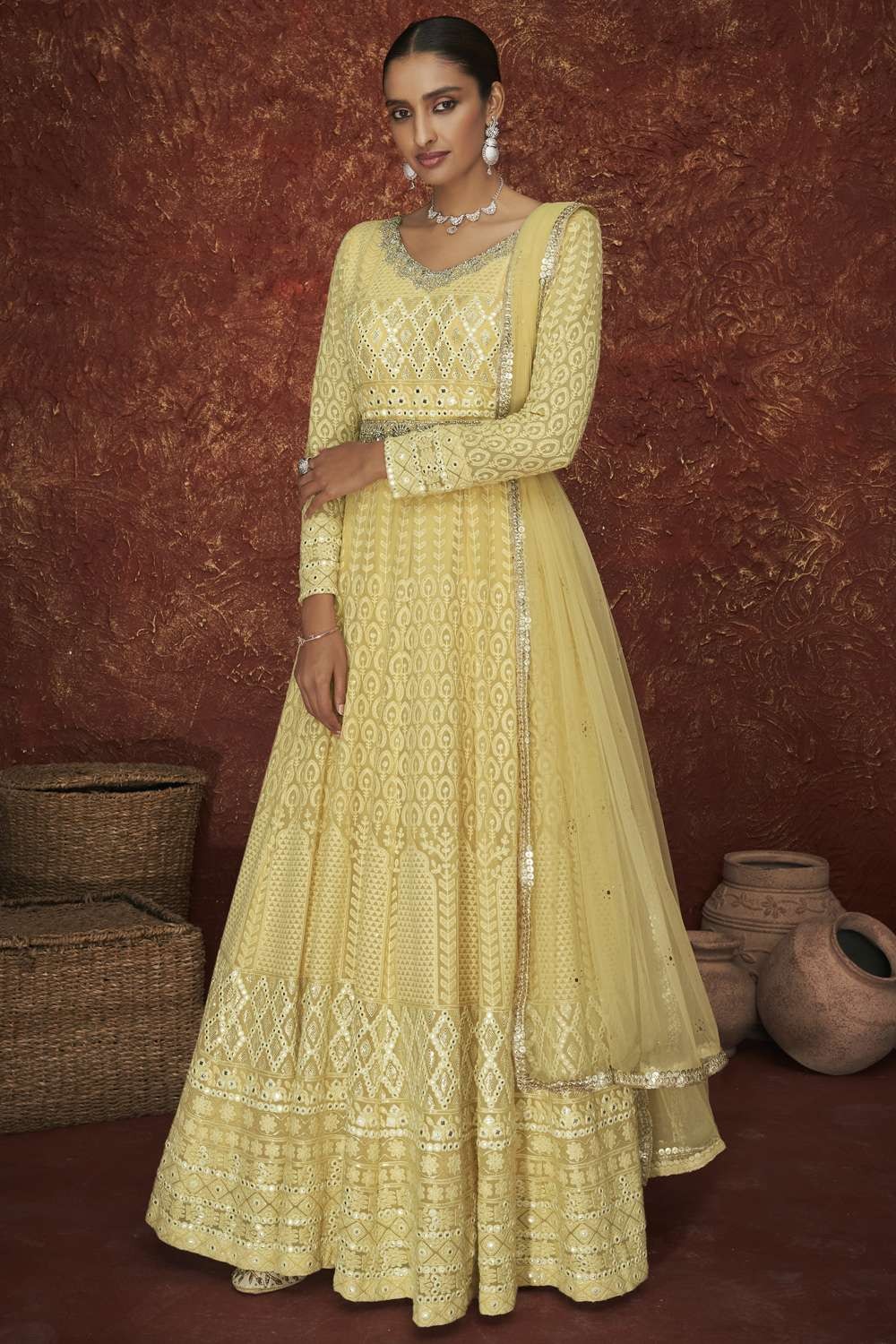 Anarkali Dress, Occasion : Weeding Wear, Party Wear, Casual Wear,  Anniversary, Size : M, XL, XXL at Best Price in Ghaziabad