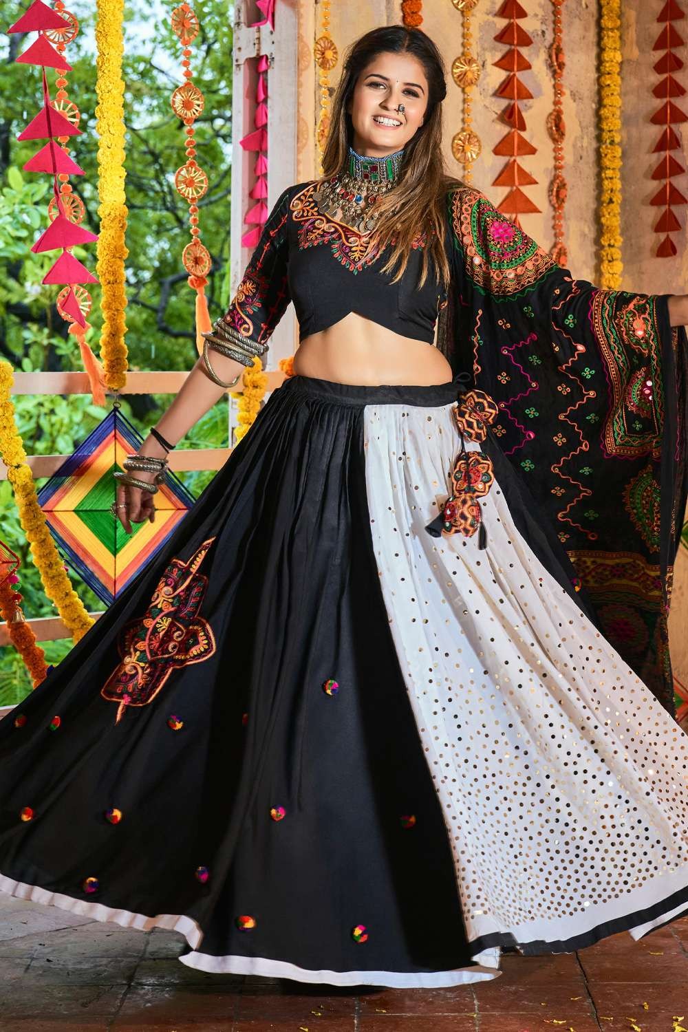 Brown Cotton Silk Lehenga Set with Cotton Dupatta | Cotton lehenga, Silk  lehenga, Stylish dresses for girls