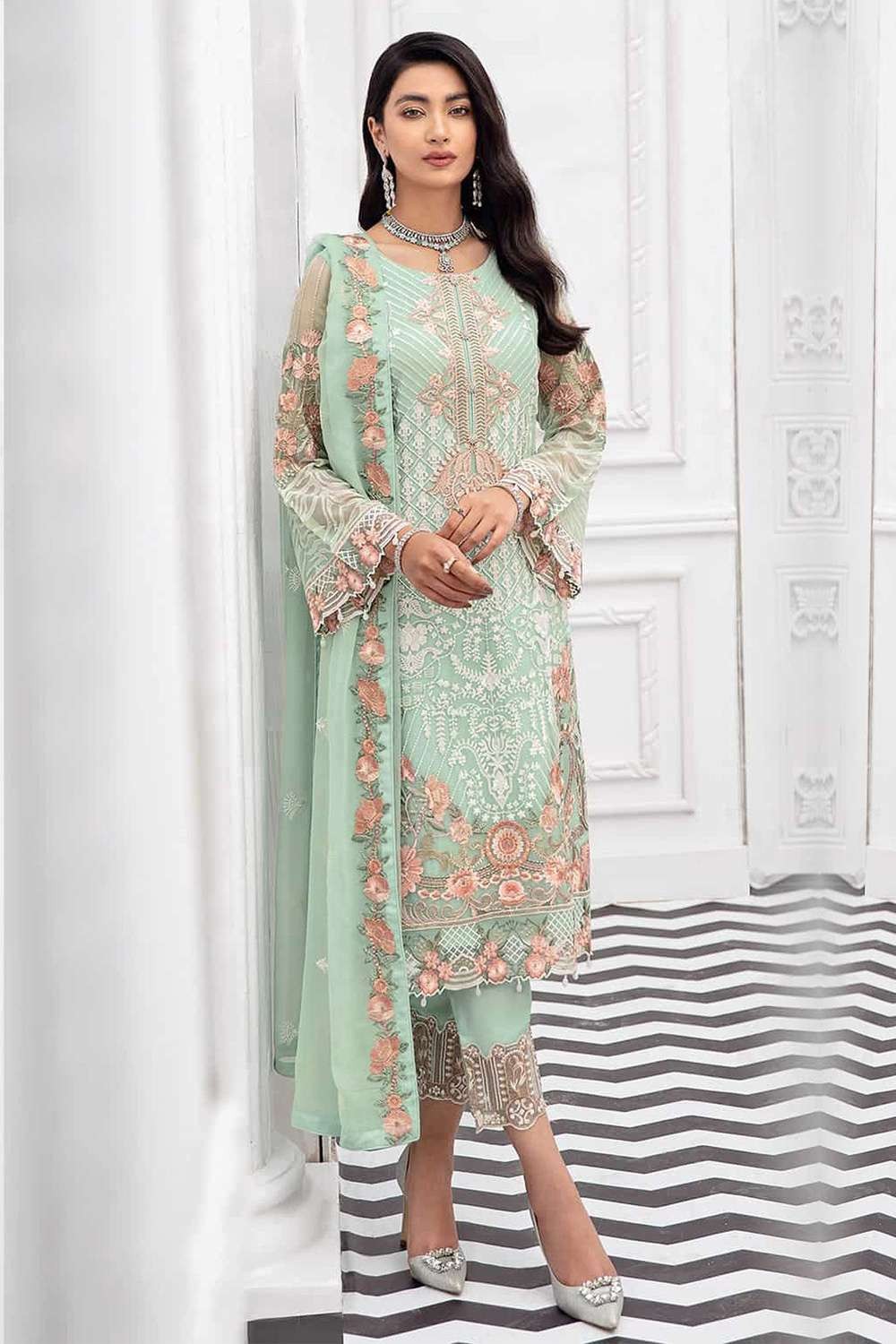 Cotton Designer Salwar Kameez For Women, Straight at Rs 2929 in Surat