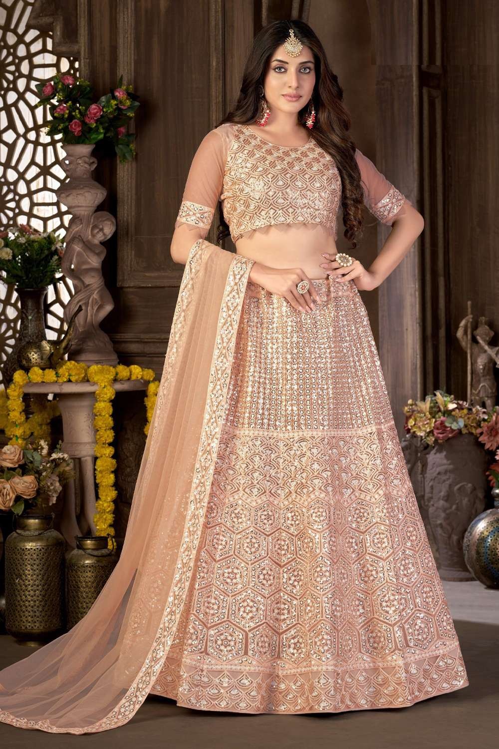 Buy Latest Indian Lehengas Online for Women | Sakhi Fashions