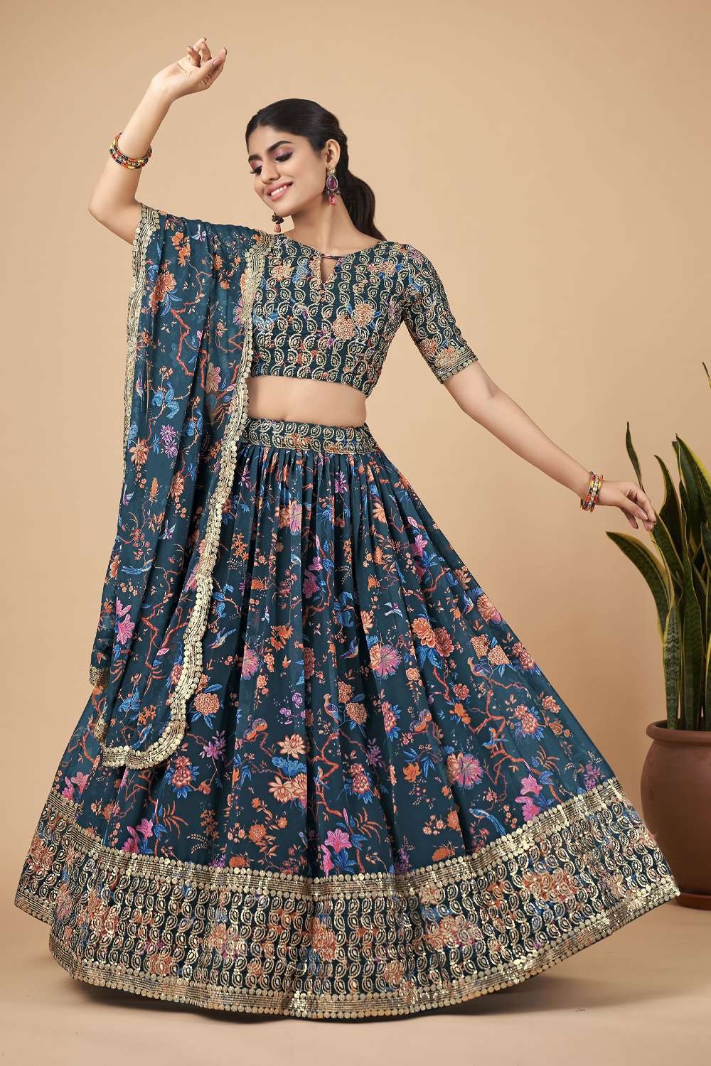 Buy Designer Lehenga Choli for Women Party Wear Bollywood Lengha  Sari,indian Wedding Wear Printed Custom Stitched Lehenga With Dupatta  Dresses Online in India -… | Lehenga choli wedding, Designer lehenga choli,  Indian