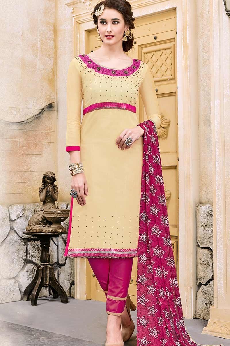Indian Ladies Modern Churidar Suit at Best Price in Ahmedabad | Hitika  Creation