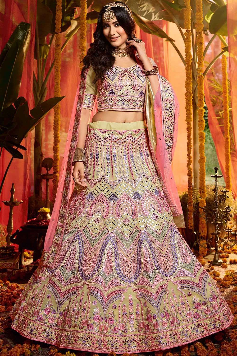 Fancy Bridal Lehenga Choli Indian Designer Bollywood Wedding Ethnic Lehnga  | eBay