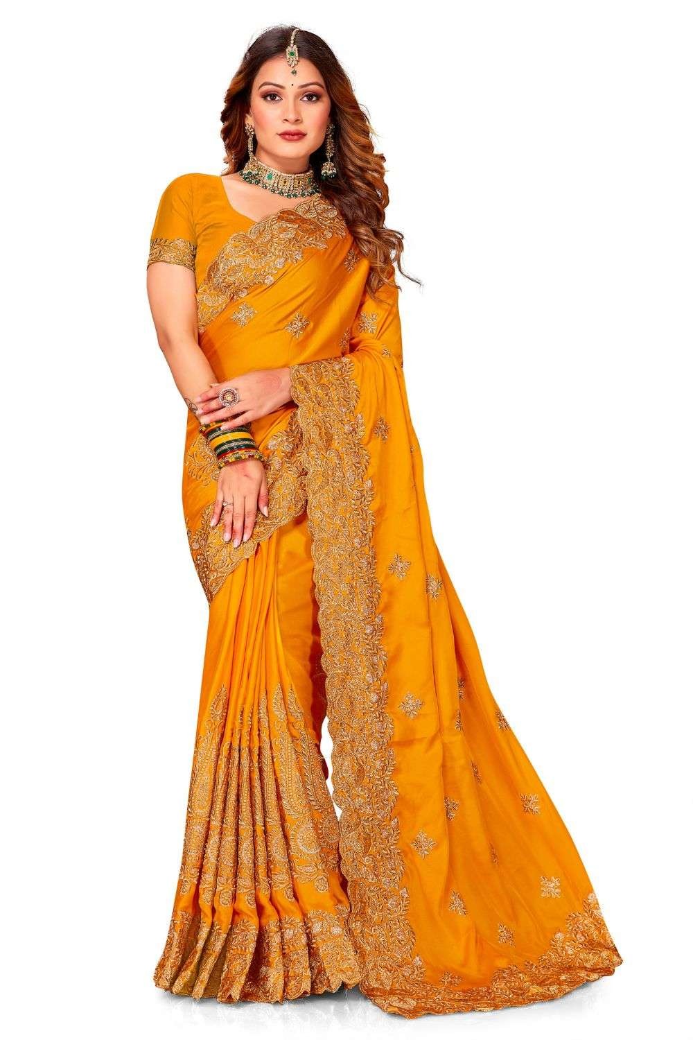 Yellow Wedding Saree: Buy Yellow Saree for Wedding | Pernia's Pop-up Shop.  2024