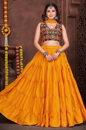 Designer Yellow color Garba and Navratri Special Traditional Dresses Online  - Shopkund