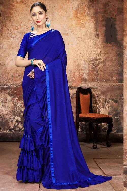 Ready to Wear Blue Color Kanjiveram Silk PURE Zari HALF SAREE, Designer Lehenga  Choli Wedding Lehenga Choli, Half Saree Lehanga Choli - Etsy | Half saree  lehenga, Half saree designs, Saree designs